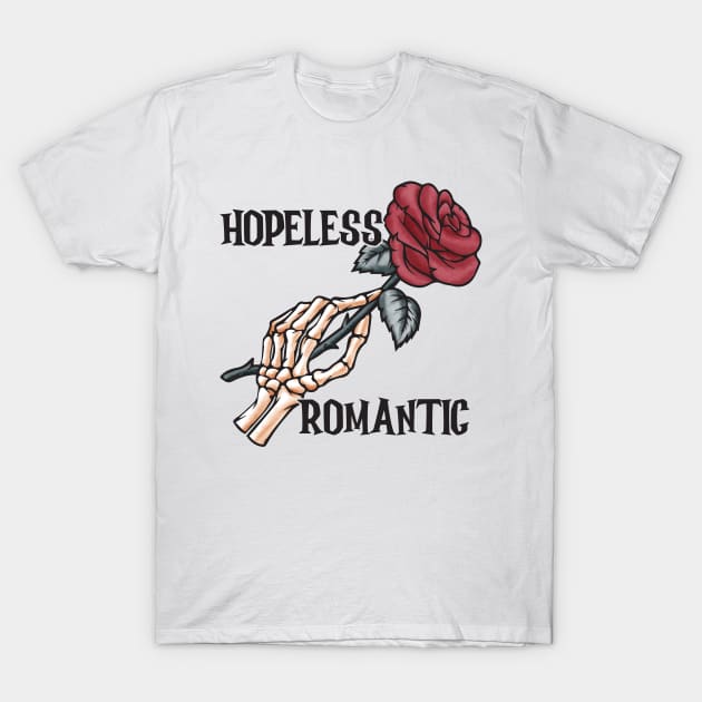 Hopeless Romantic T-Shirt by MZeeDesigns